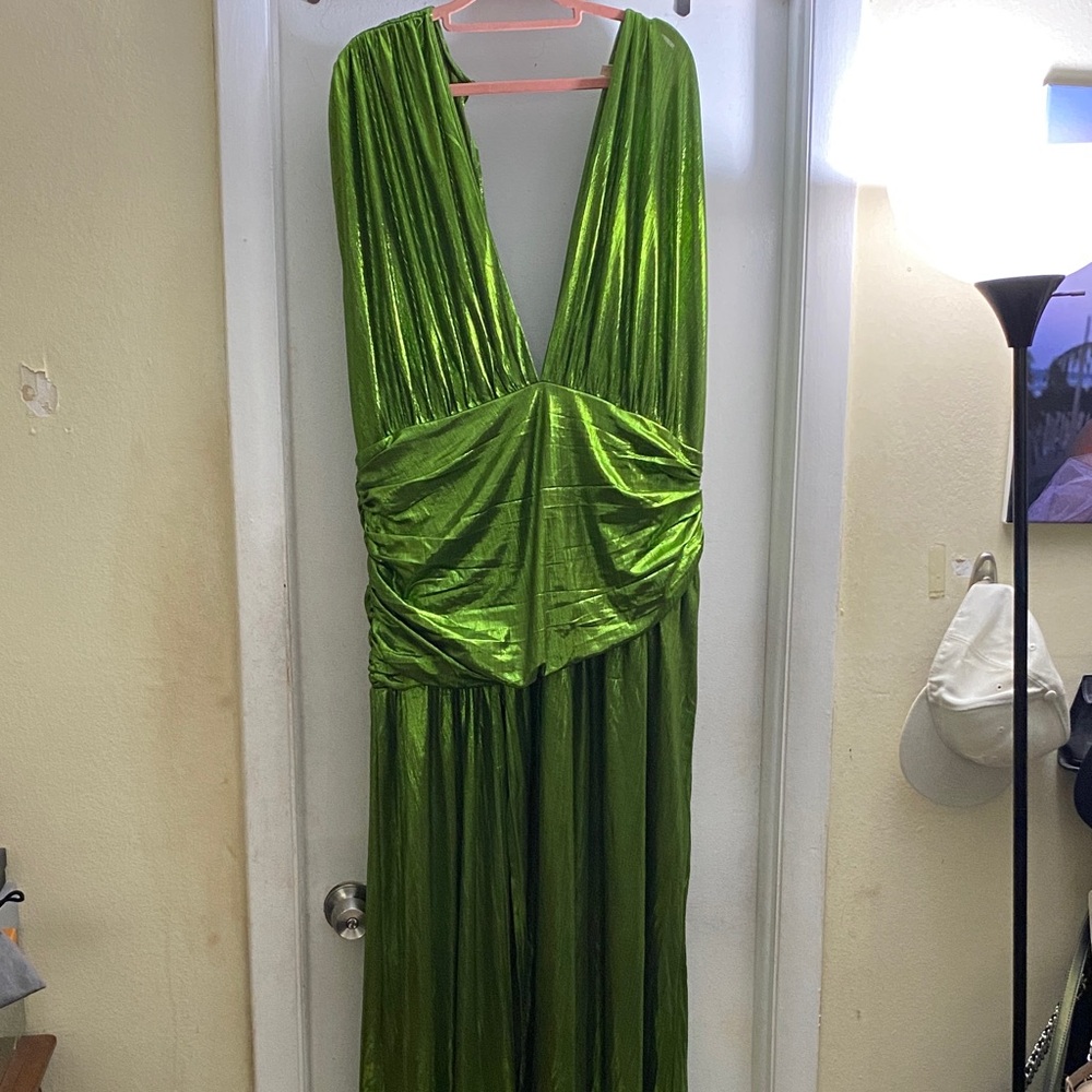 Shimmering Green Dress